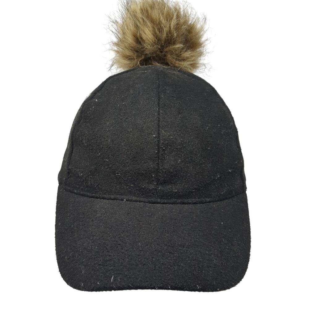 Rampage Strapback Baseball Cap Black One Size Adjustable Lightweight Blank